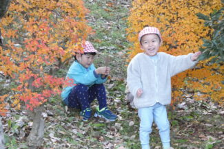 城山公園まで遠出をしました（そら組）