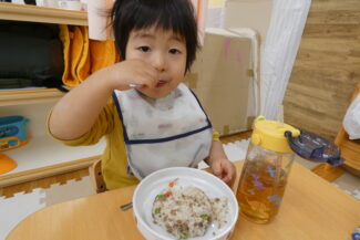 今年最後の給食