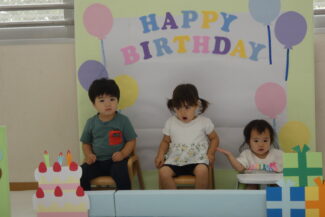 ７月生まれのお友だちのお誕生会