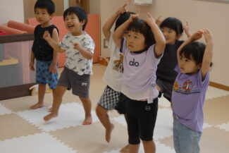 ダンスに体操教室。楽しくて楽しくて！（そら組）