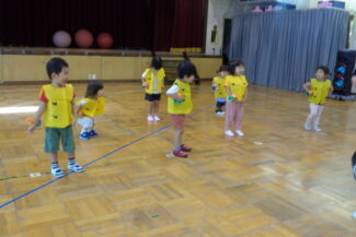 ダンスの練習に余念がありません(そら組）