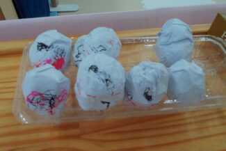 白くて丸いのは？（そら組）