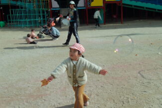 しゃぼん玉あそび（そら組）