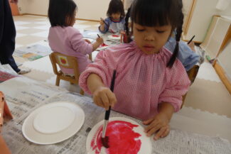 参観日の準備（そら組）