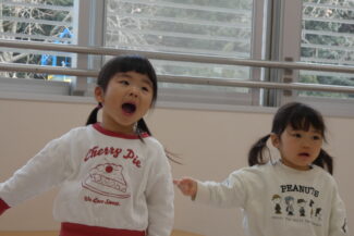 発表会の練習頑張ってるよ（そら組）