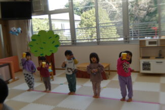 劇の練習（そら組）