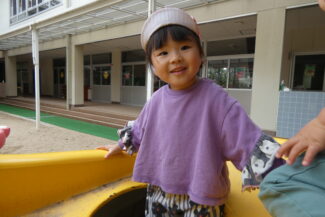 そら組も園庭で