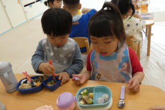 つき組・そら組合同で過ごしました。