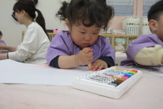 お絵描きに挑戦（つき組）