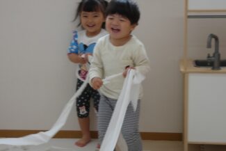 感触遊び（そら組）