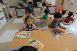 お誕生会が終わって（そら組）