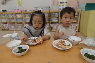 今日の給食（つき組）